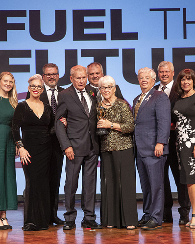 Clem Lange was inducted into the American Home Furnishings Hall of Fame on Oct. 20.