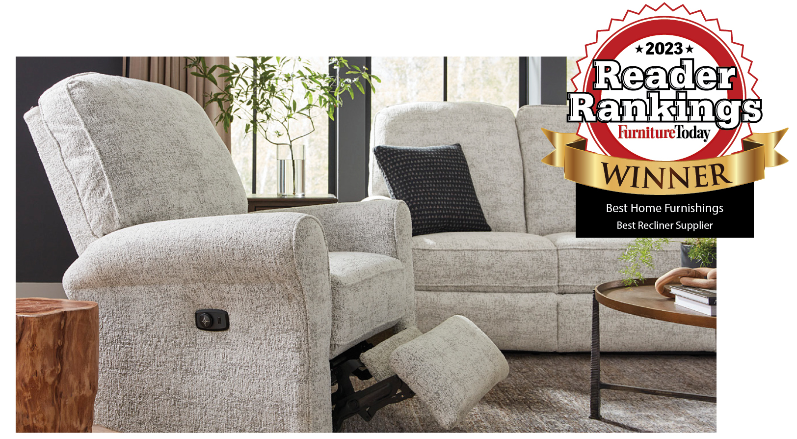 Best Recliner Supplier Two Years in a Row!