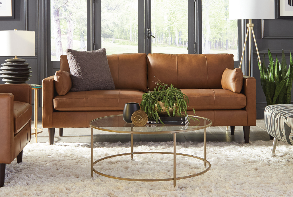 Best Home Furnishings Trafton Leather Sofa Reviews Sofa Design Ideas