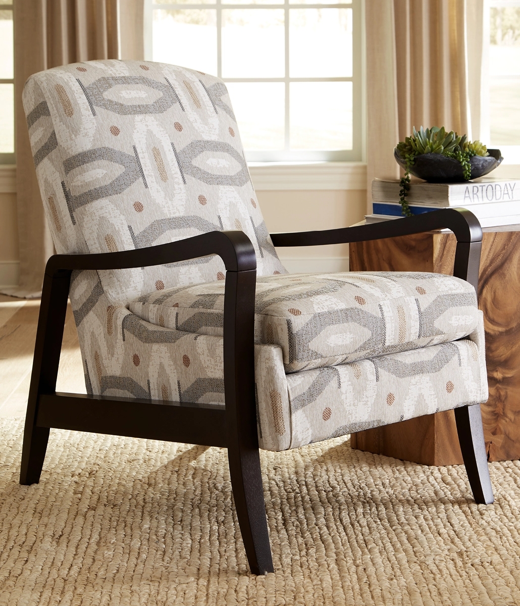 Brecole Wood Arm Accent Chair