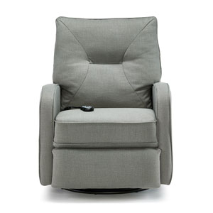 Finchley leather sales swivel rocker recliner