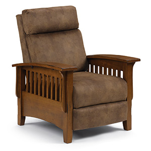 High Leg Tuscan Best Home Furnishings, Mission Style Leather Recliners