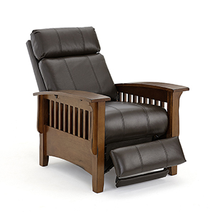 Leather Tuscan Best Home Furnishings, Mission Style Recliner Leather
