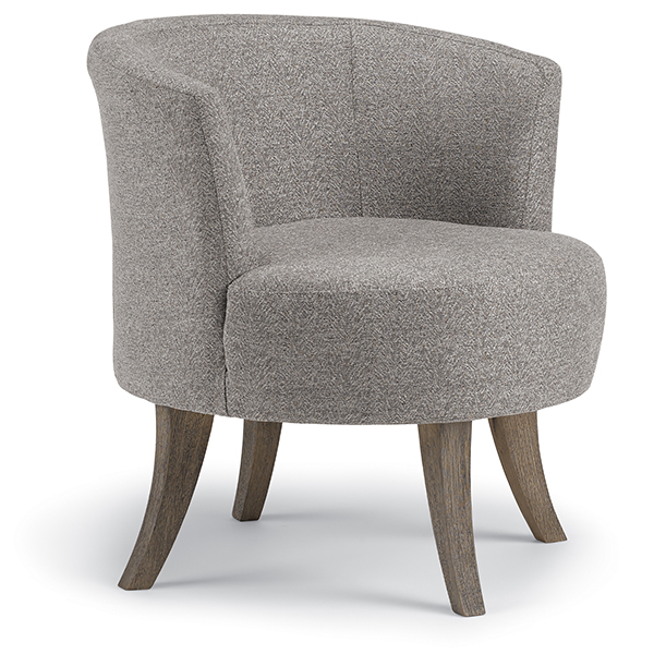 Modern swivel barrel shop chair
