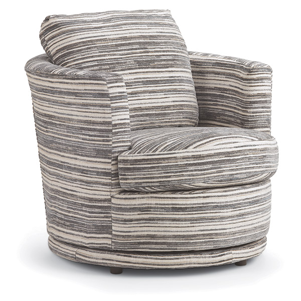 Chairs Swivel Barrel TINA Best Home Furnishings