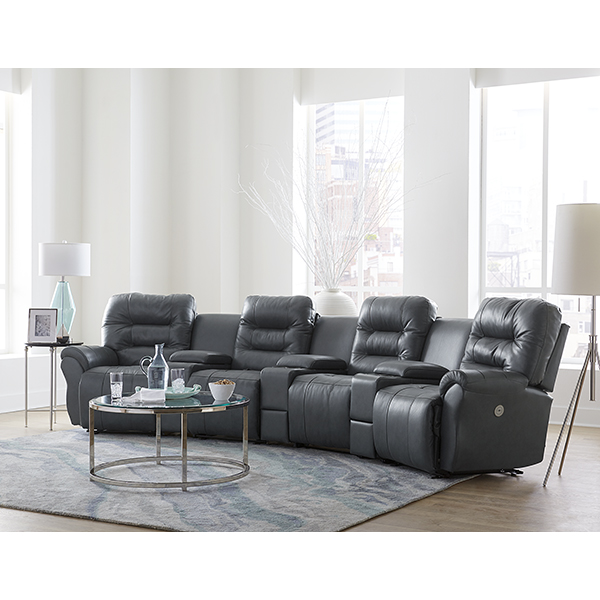 Sectionals Reclining UNITY THEATER Best Home Furnishings